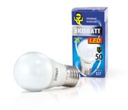 Лампа светодиод. ECOWATT P45 230В 5.3(50)W 4000K E27