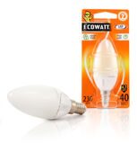 Лампа светодиод. ECOWATT B35 230В 4.7(40)W 2700K E14